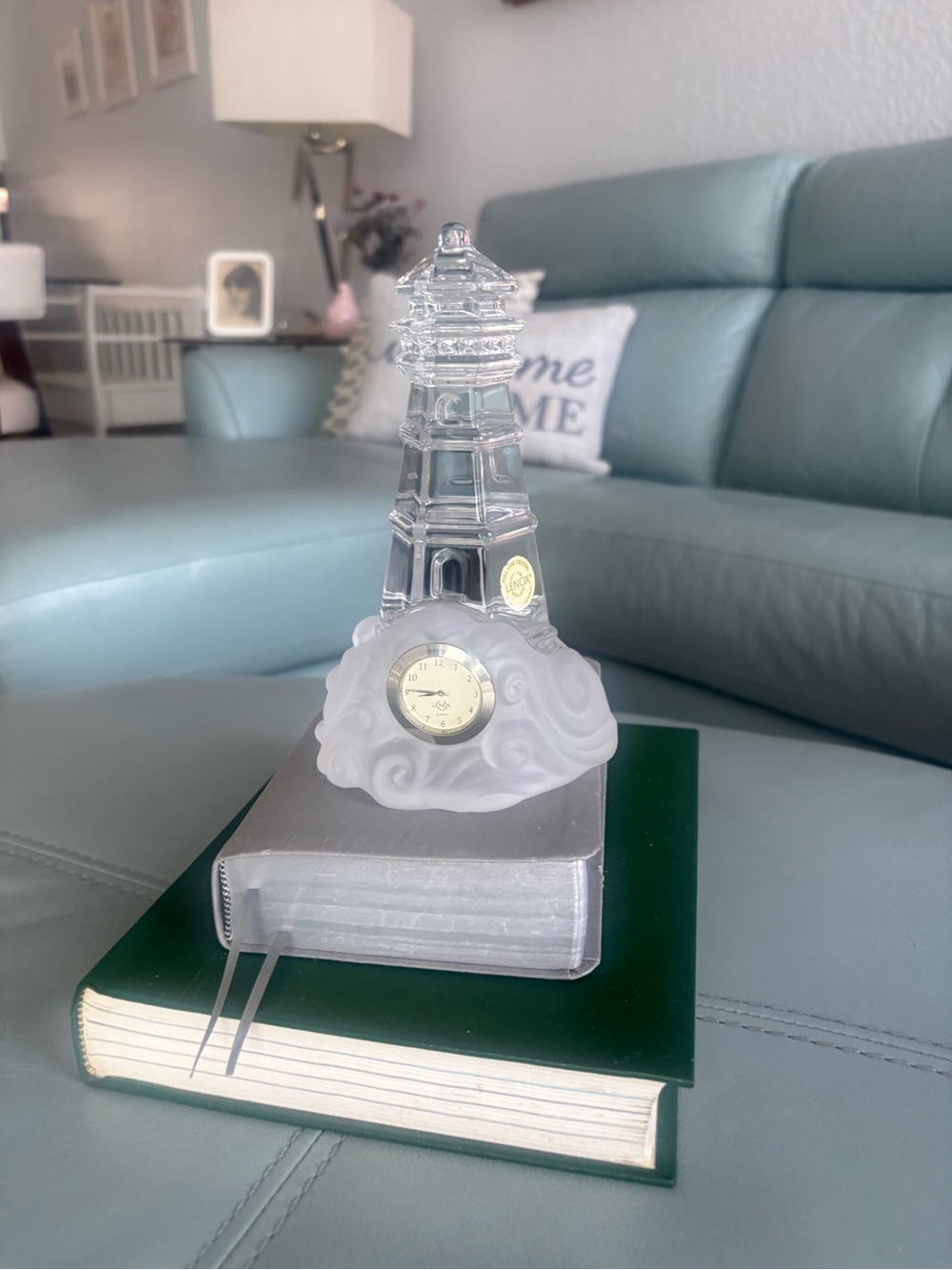 Lenox Crystal Lighthouse Clock